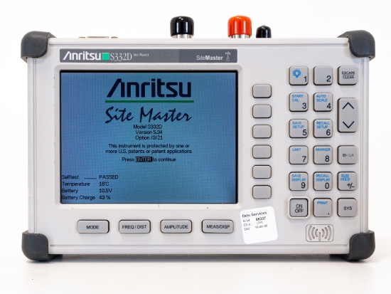 Anritsu S332D Site Master Spectrum Analyzer 4 GHz