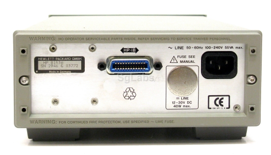 HP (Agilent-Keysight), 8153A