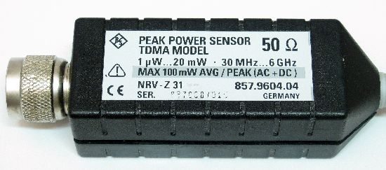 R&S NRV-Z31 Power sensor
